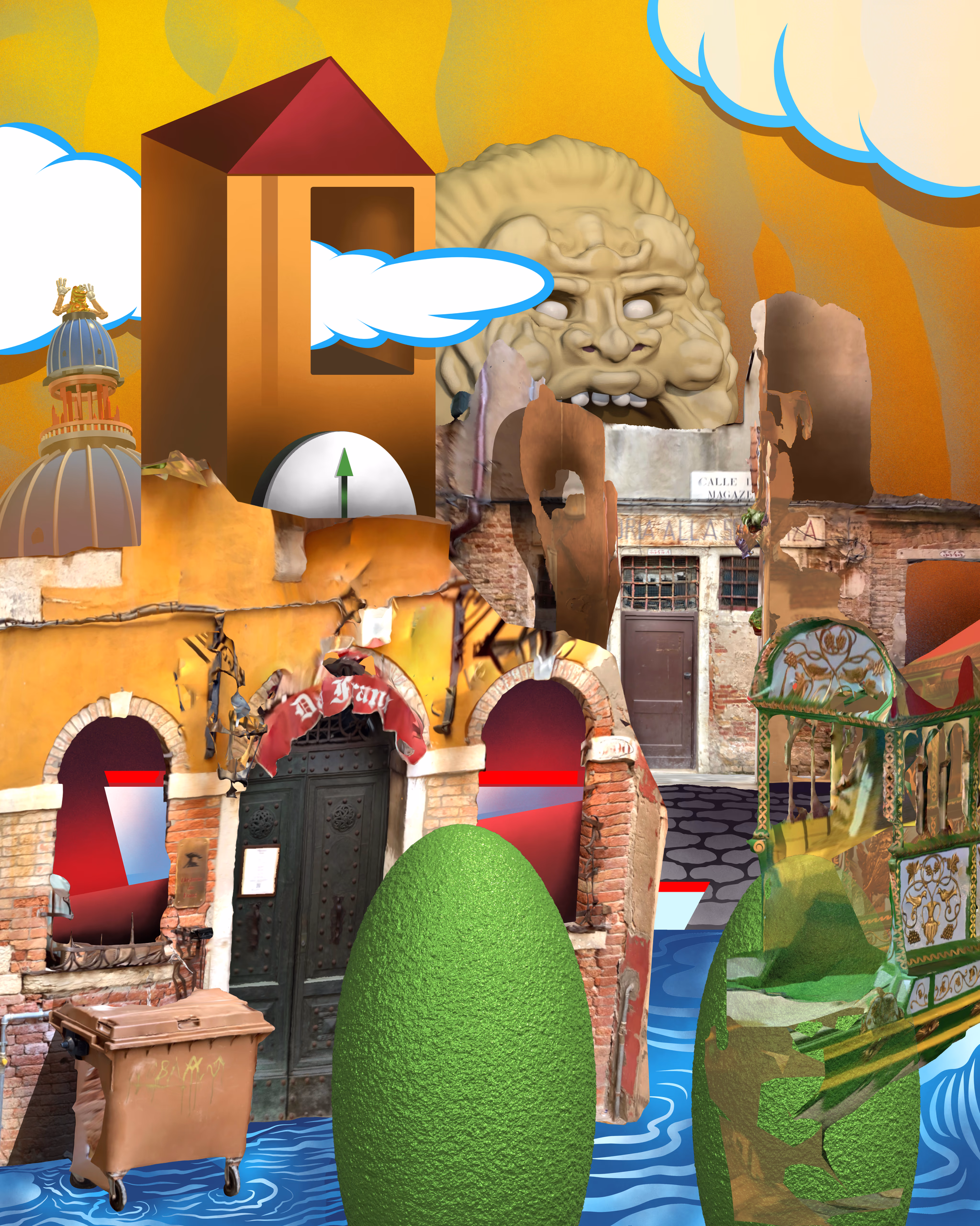 City Pile Print 1